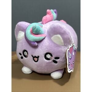 Tasty Peach Studios Aurora Lavender Dream Meowchi 5.5” Tall 8.5” Long New Tags